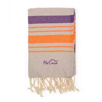 Fouta Ibiza Beige Naranja   Fouta Ibiza Beige Naranja   0